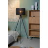 Lucide TAGALOG stojací lampa Ø 55 cm 1xE27 černá