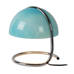 Lucide CATO stolní lampa Ø 23,5 cm 1xE27 modrá