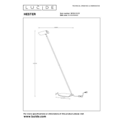 Lucide HESTER - stojací lampa - GU10 - Bílá 19700/01/31