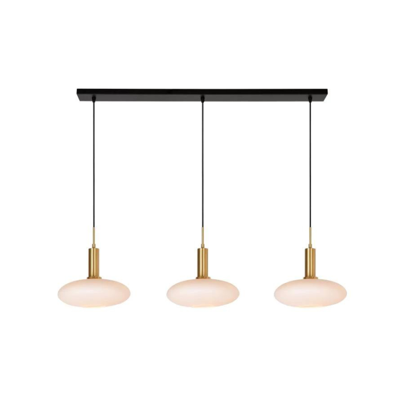 Lucide SINGALA - Pendant light - 3xE27 - Matt Gold / Brass