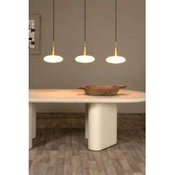 Lucide SINGALA - Pendant light - 3xE27 - Matt Gold / Brass