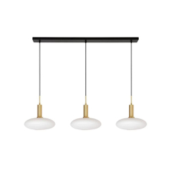 Lucide SINGALA - Pendant light - 3xE27 - Matt Gold / Brass