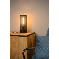 Lucide BELI - stolní lampa - Ø 12 cm - Černá 03516/01/30