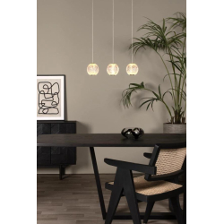 Lucide CINTRA - Pendant light - LED Dim. - 3x4,7W 2700K - Transparant