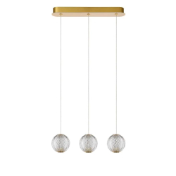 Lucide CINTRA - Pendant light - LED Dim. - 3x4,7W 2700K - Transparant