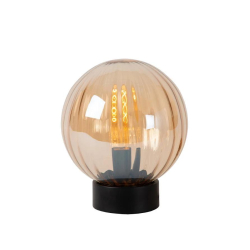 Lucide MONSARAZ stolní lampa Ø 25 cm 1xE27 jantarová