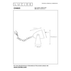 Lucide CHAGO - stolní lampa - Růžová 45564/01/66