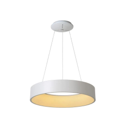 Lucide TALOWE LED - závěsné svítidlo - Ø 45,5 cm - stmívatelné - 1x39W 3000K - Bílá 46400/42/31