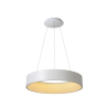 Lucide TALOWE LED - závěsné svítidlo - Ø 45,5 cm - stmívatelné - 1x39W 3000K - Bílá 46400/42/31