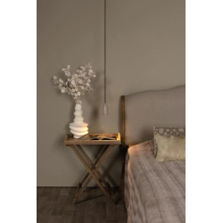 Lucide EVORA - Pendant light - D10 cm - 1xGU10 - Taupe