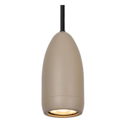 Lucide EVORA - Pendant light - D10 cm - 1xGU10 - Taupe