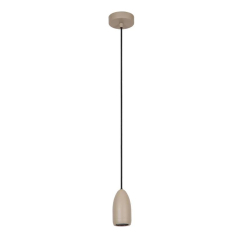 Lucide EVORA - Pendant light - D10 cm - 1xGU10 - Taupe