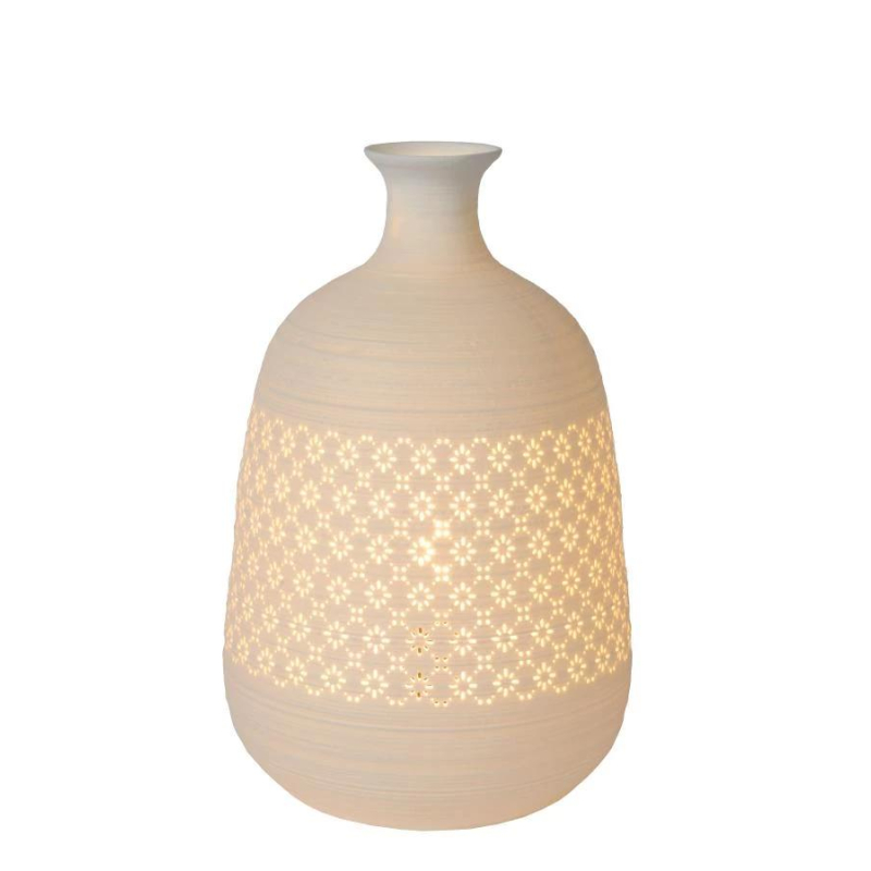 TIESSE Stolní lampa - Ø 18,6 cm - 1xE14 - Bílá