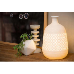 TIESSE Stolní lampa - Ø 18,6 cm - 1xE14 - Bílá