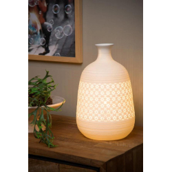 TIESSE Stolní lampa - Ø 18,6 cm - 1xE14 - Bílá