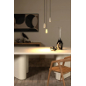 Lucide EVORA - Pendant light - D25 cm - 3xGU10 - Taupe