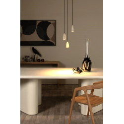 Lucide EVORA - Pendant light - D25 cm - 3xGU10 - Taupe