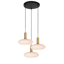 Lucide SINGALA - Pendant light - 3xE27 - Matt Gold / Brass