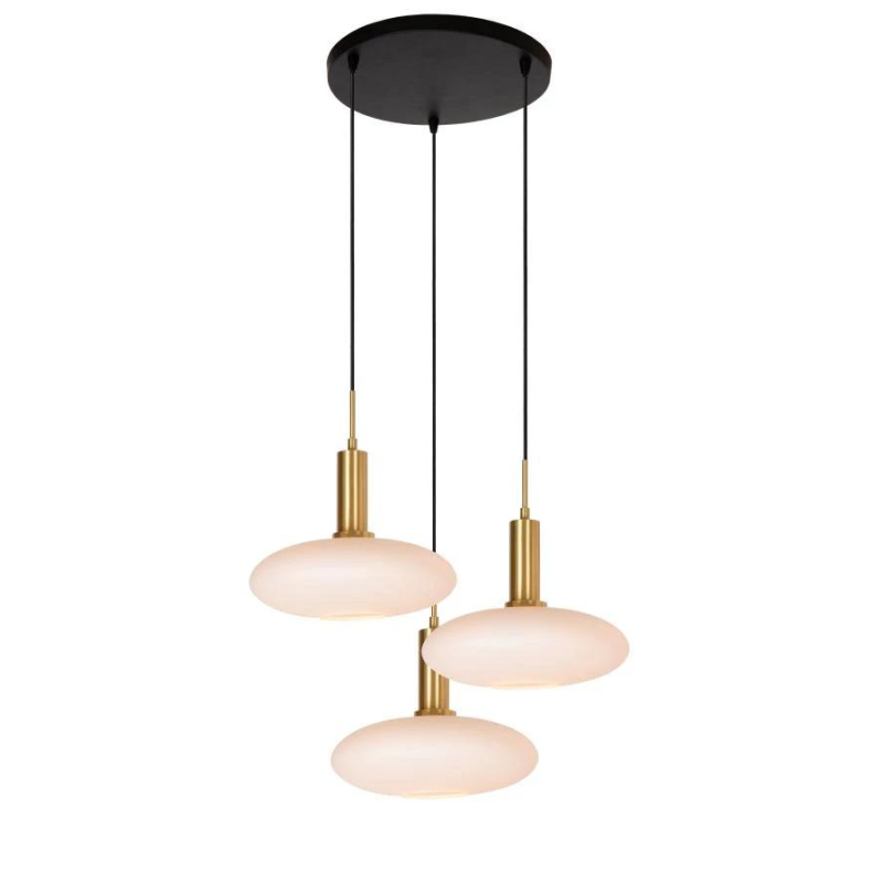 Lucide SINGALA - Pendant light - 3xE27 - Matt Gold / Brass