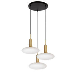 Lucide SINGALA - Pendant light - 3xE27 - Matt Gold / Brass