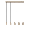 Lucide EVORA - Pendant light - ? 10 cm - 5xGU10 - Taupe