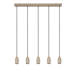 Lucide EVORA - Pendant light - ? 10 cm - 5xGU10 - Taupe