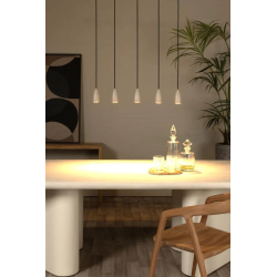 Lucide EVORA - Pendant light - ? 10 cm - 5xGU10 - Taupe