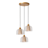 Lucide GUNHILD - Pendant light - 3xE27 - Transparant