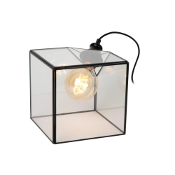 Lucide DAVOS stolní lampa 1xE27 průhledná