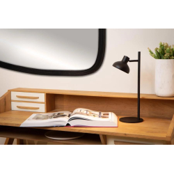 Lucide SENSAS stolní lampa Ø 18 cm 1xES111 černá