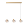 Lucide GUNHILD - Pendant light - 3xE27 - Transparant