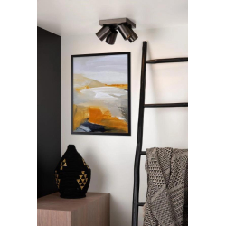 NIGEL Ceiling spotlight 4xGU10/5W DTW Black Steel