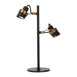 Stolní lampa TUNDRAN - 2xGU10 - černá