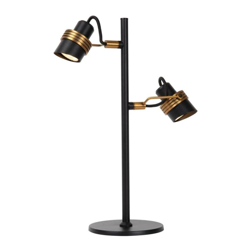 Stolní lampa TUNDRAN - 2xGU10 - černá