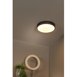 Lucide UNAR stropní LED  svítidlo Ø30 cm 1x18W 2700K černá