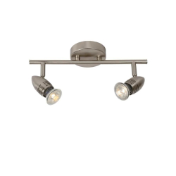 Lucide CARO-LED - stropní svítidlo - LED - GU10 - 2x5W 2700K - Chrom 13955/10/12