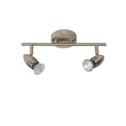 Lucide CARO-LED - stropní svítidlo - LED - GU10 - 2x5W 2700K - Chrom 13955/10/12