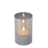 Lucide VELAS - Stolní lampa - Baterie - Ø 8 cm - LED - 3x0,2W 2700K - Smoke Grey - Sada 3 ks