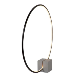 Lucide CIRKELIS - Stolní lampa - LED Dim. - 1x24W 3000K - Černá