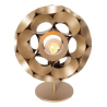 Lucide HANNELORE - Stolní lampa - Ø 25 cm - 1xE27 - Matt Gold / Mosaz