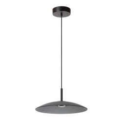 Lucide MENGA - Závěsné svítidlo - Ø 40 cm - LED Rozm. - 1x11W 2700K - Smoke Grey