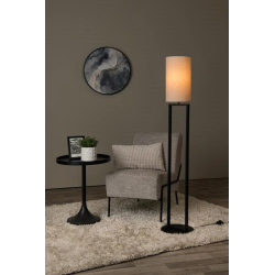 Lucide HERMAN - Stojací lampa - Ø 26 cm - 1xE27 - Krémová