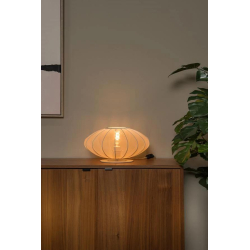 Lucide CORINA - Stolní lampa - Ø 40 cm - 1xE27 - Smetanová