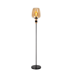 Lucide ILONA - Stojací lampa - Ø 34 cm - 1xE27 - Amber