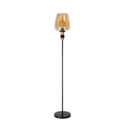 Lucide ILONA - Stojací lampa - Ø 34 cm - 1xE27 - Amber