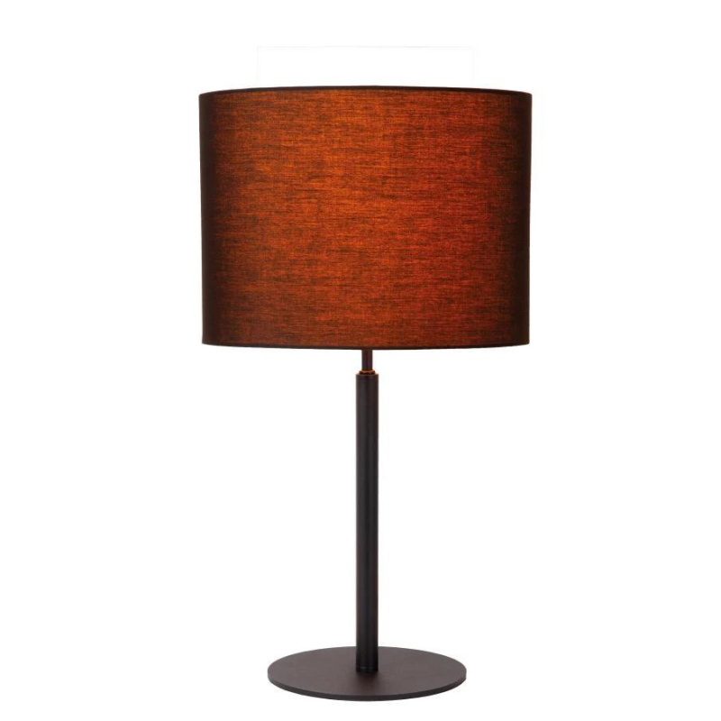 Lucide MAYA - Stolní lampa - Ø 26 cm - 1xE27 - Černá