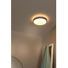 Lucide DASHER - Zapuštěné stropní svítidlo Koupelna - Ø 29,3 cm - LED - 1x12W 2700K - IP44 - Senzor pohybu & Den/Noc - Če