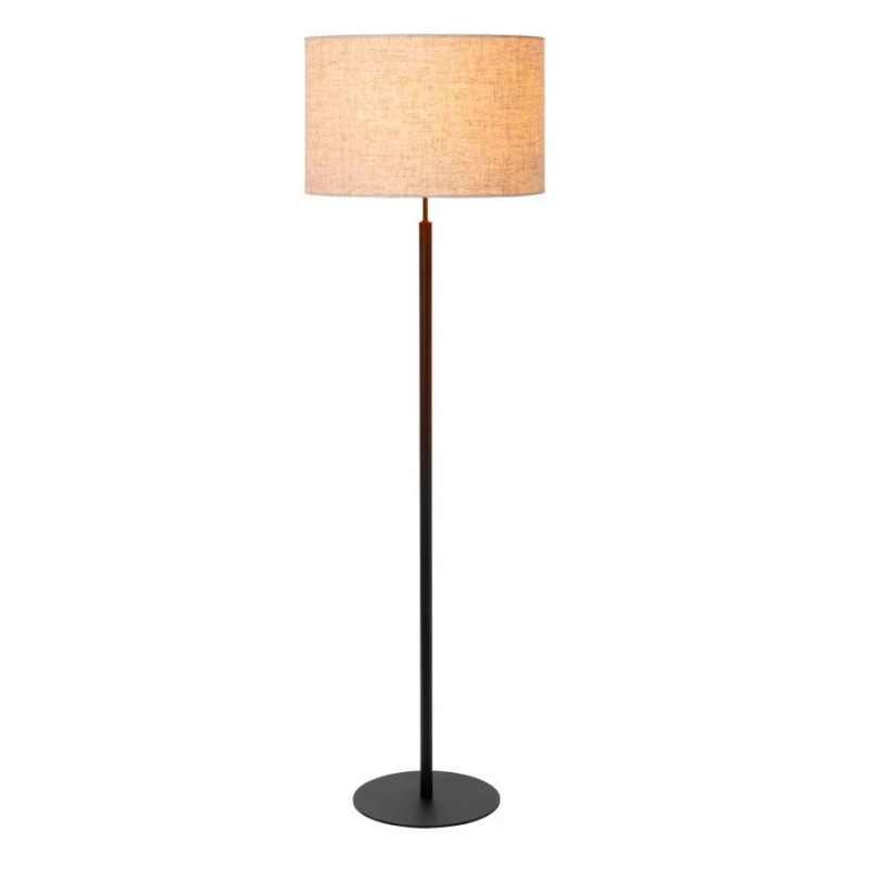 Lucide MAYA - Stojací lampa - Ø 45 cm - 1xE27 - Krémová