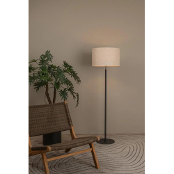 Lucide MAYA - Stojací lampa - Ø 45 cm - 1xE27 - Krémová