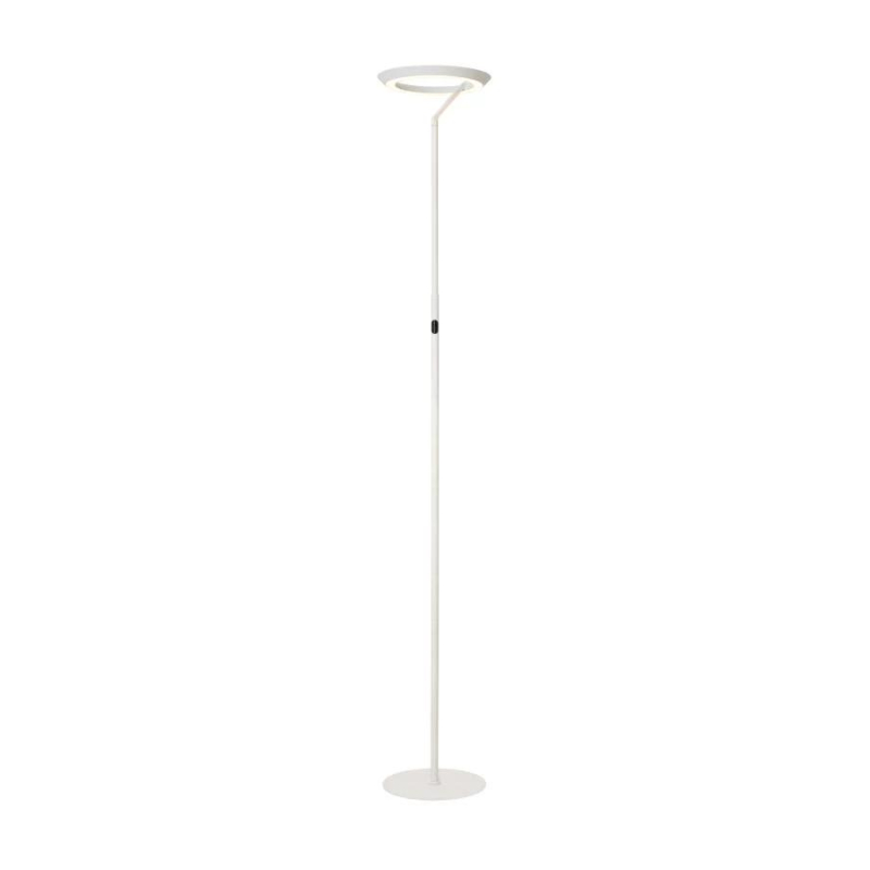 Lucide CELESTE - Stojací lampa - Ø 28 cm - LED Rozm. - 1x21W 2700K - Bílá